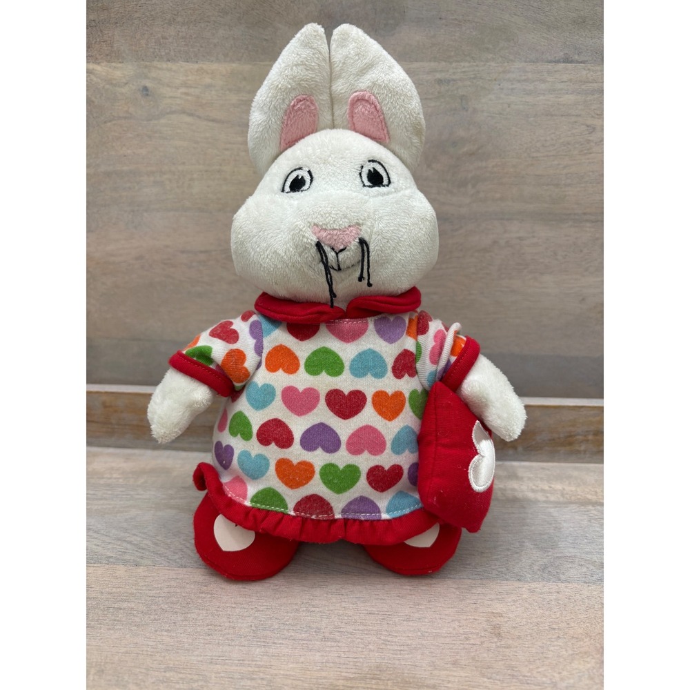 Max & Ruby Ruby Bunny Plush Kids Preferred Heart Dress Stuffed Animal 2011
